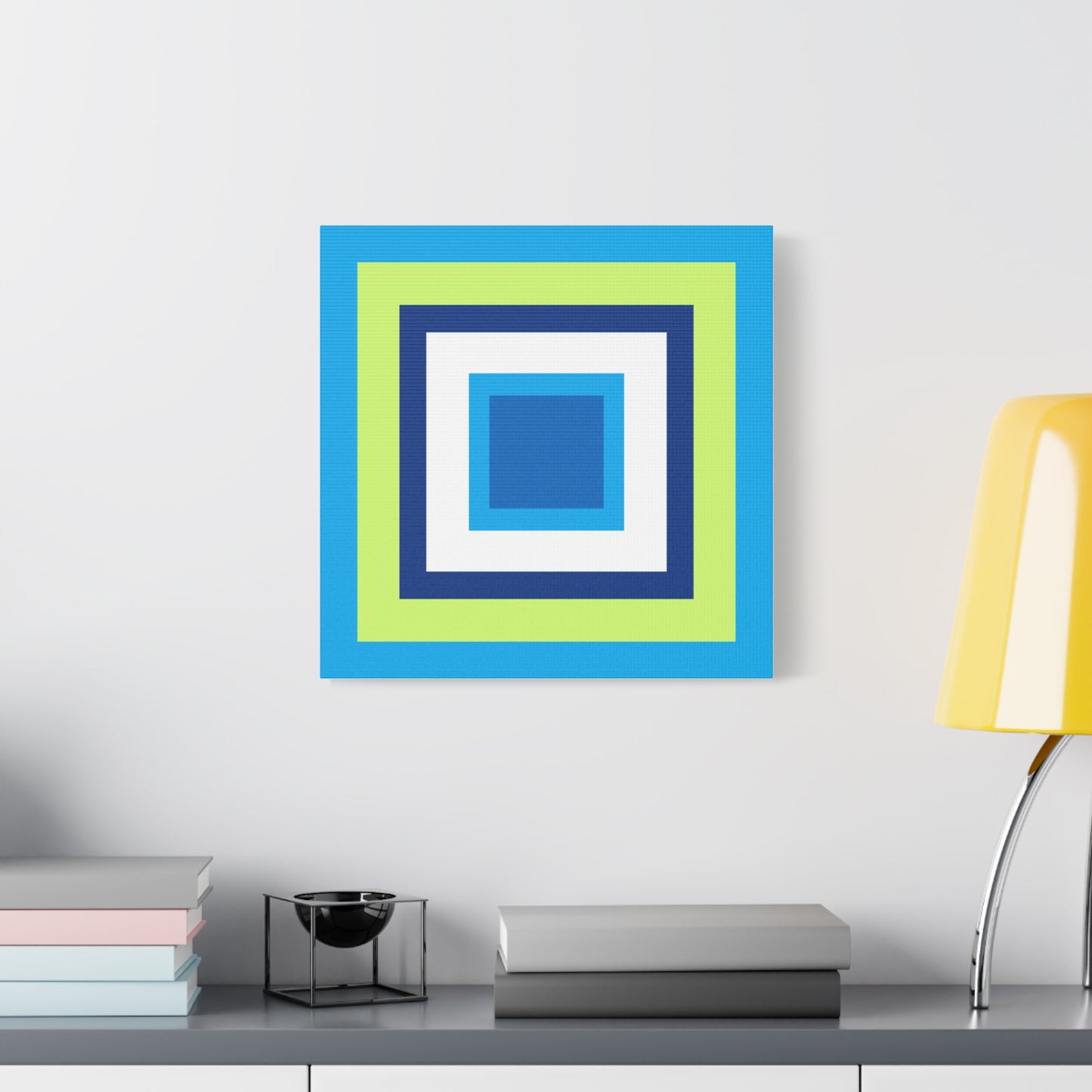 Modern Geometric Canvas Art | Bold Colors, Clean Lines, Creative Energy