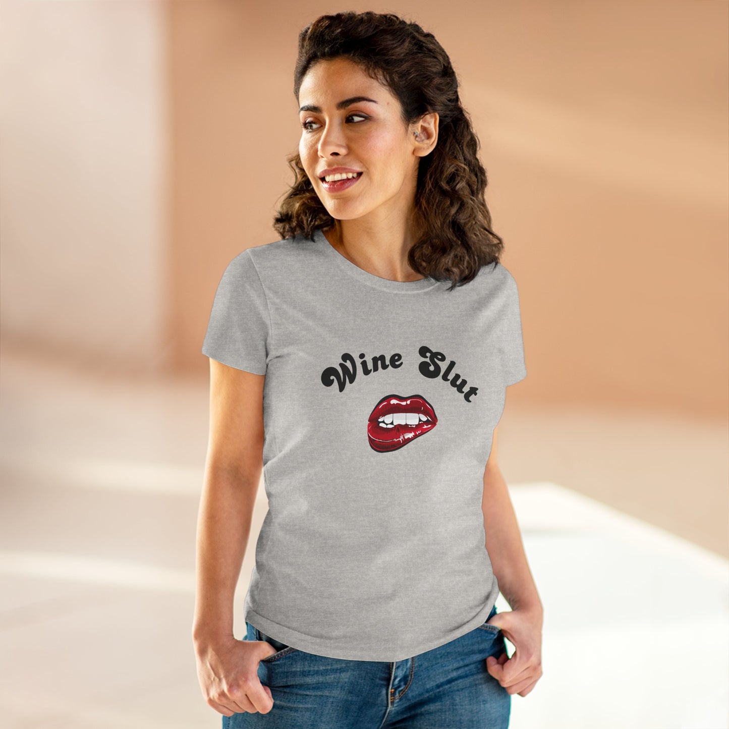 Wine Slut – Funny Women’s T-Shirt Wine Lover's Gift, Sarcastic Graphic Tee