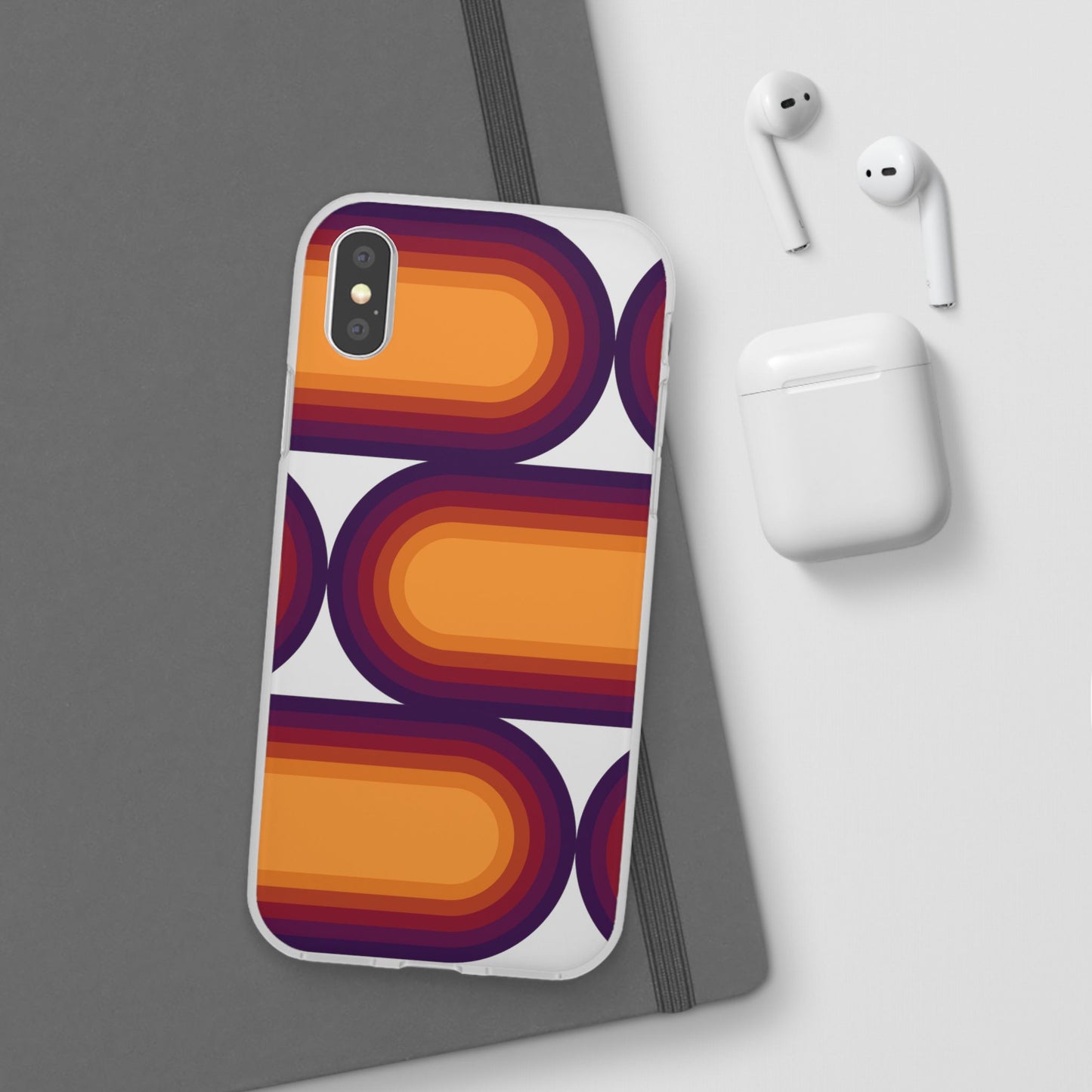 Stylish Geometric Phone Case, Flexible Phone Cover, Unique Modern Design, Perfect Gift, Trendy Accessory, Eco-Friendly Case