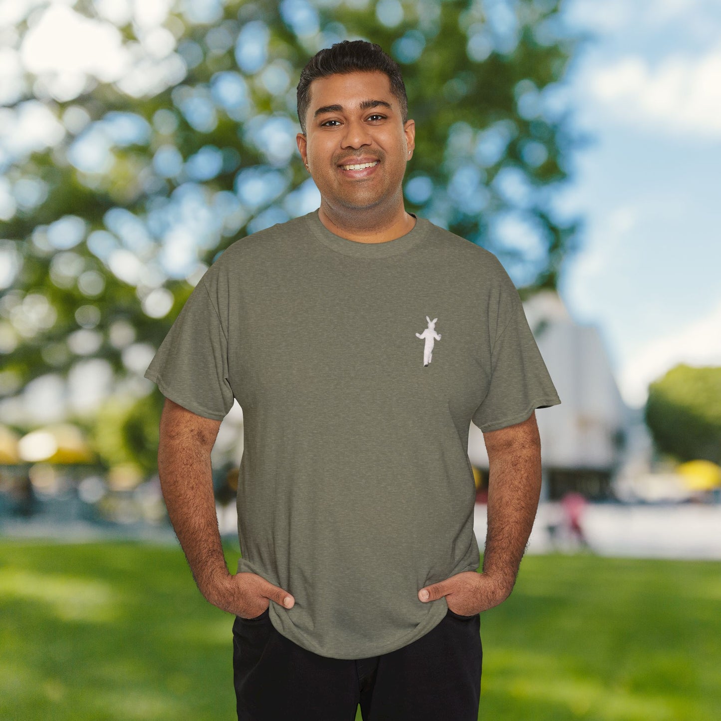 Funny Thug Life 2 Bunny Graphic Tee - Unisex Cotton T-Shirt, Bold Soft Design