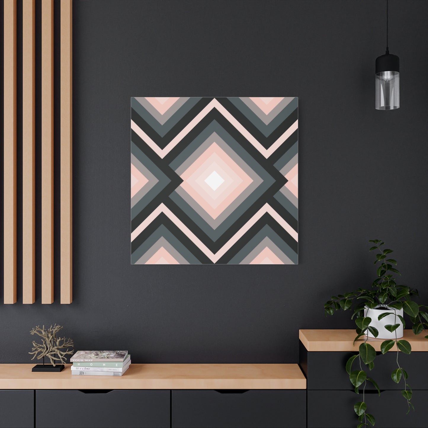 Modern Geometric Canvas Art | Bold Colors, Clean Lines, Creative Energy