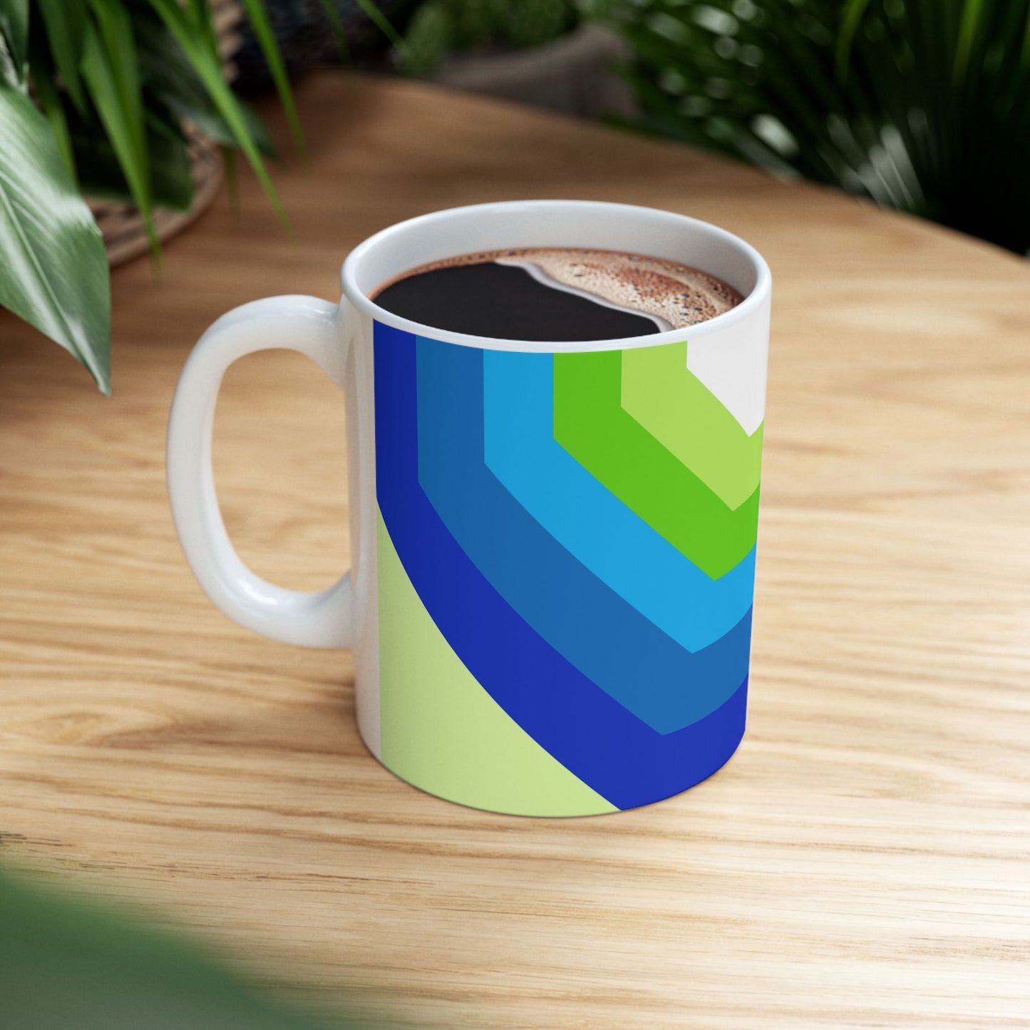 Geo Art Mug – Bold Color, Daily Joy