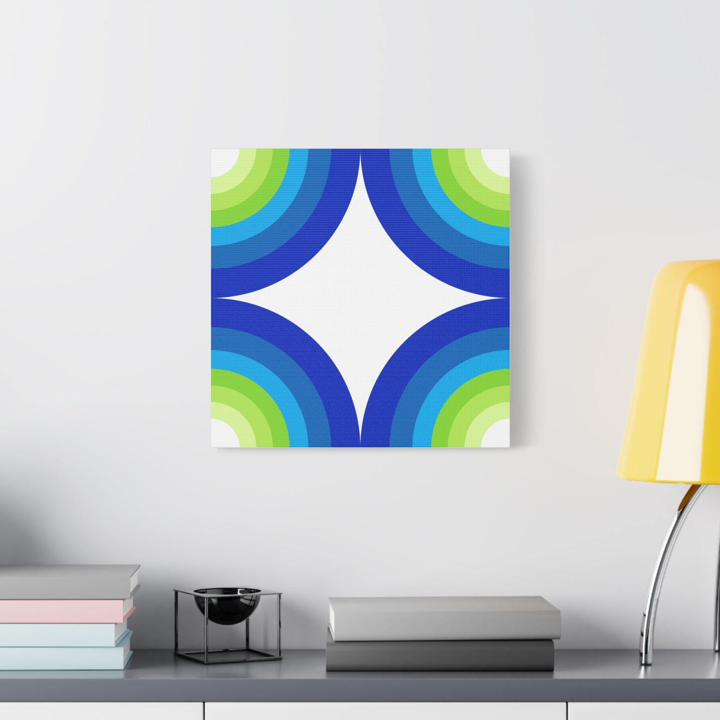 Modern Geometric Canvas Art | Bold Colors, Clean Lines, Creative Energy
