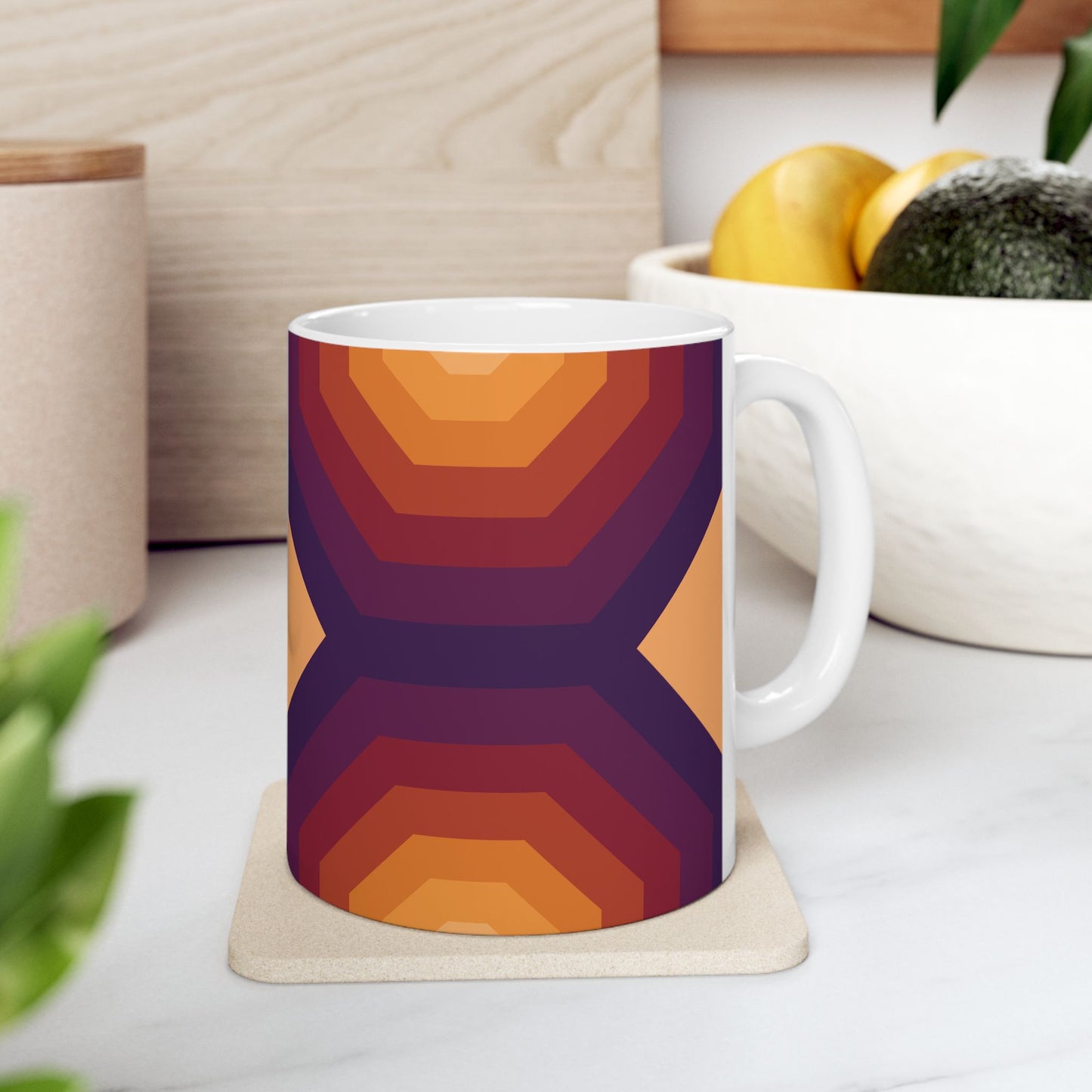 Geo Art Mug – Bold Color, Daily Joy