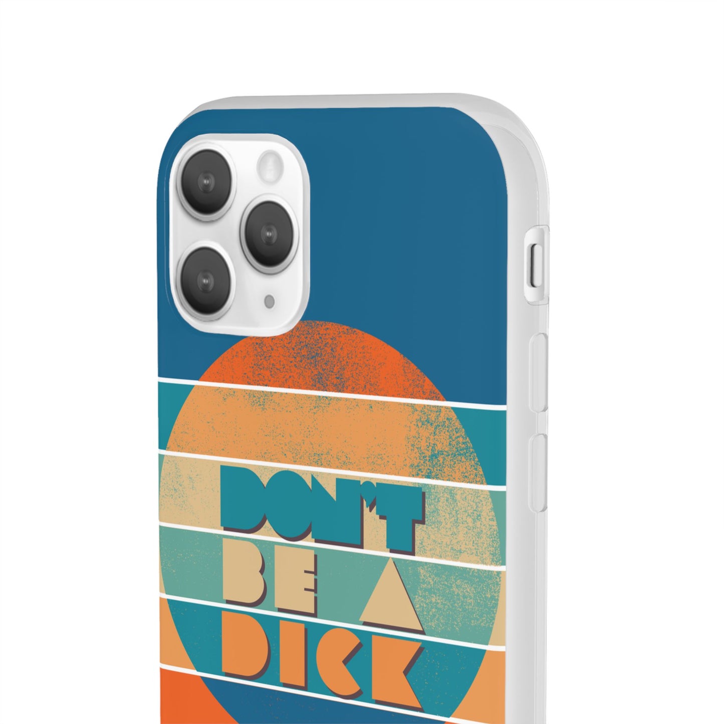 Phone Case - 'Don't Be a Dick' Retro 70s style