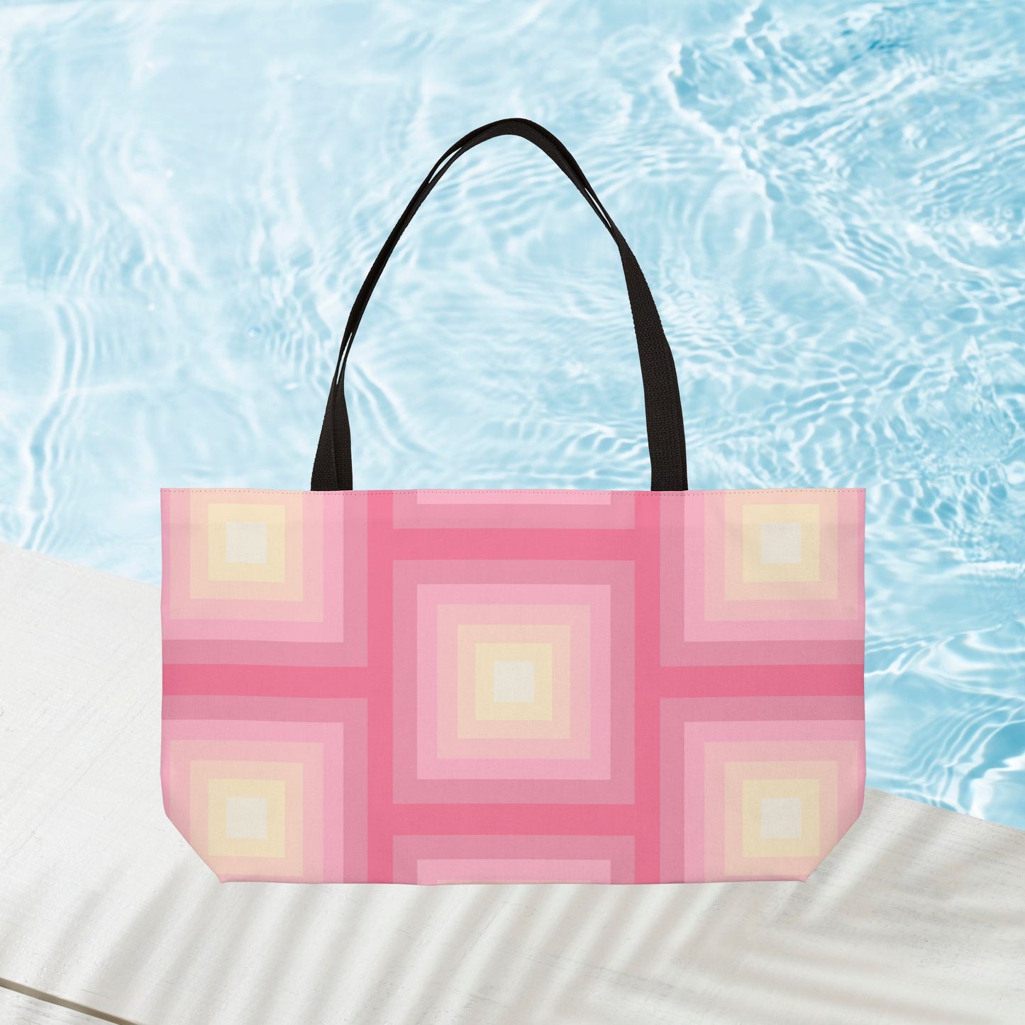 Geo Art XL Tote — XL Tote Bag | Carry-All | Bold Design. Spacious Style. Retro-Boho Vibes.