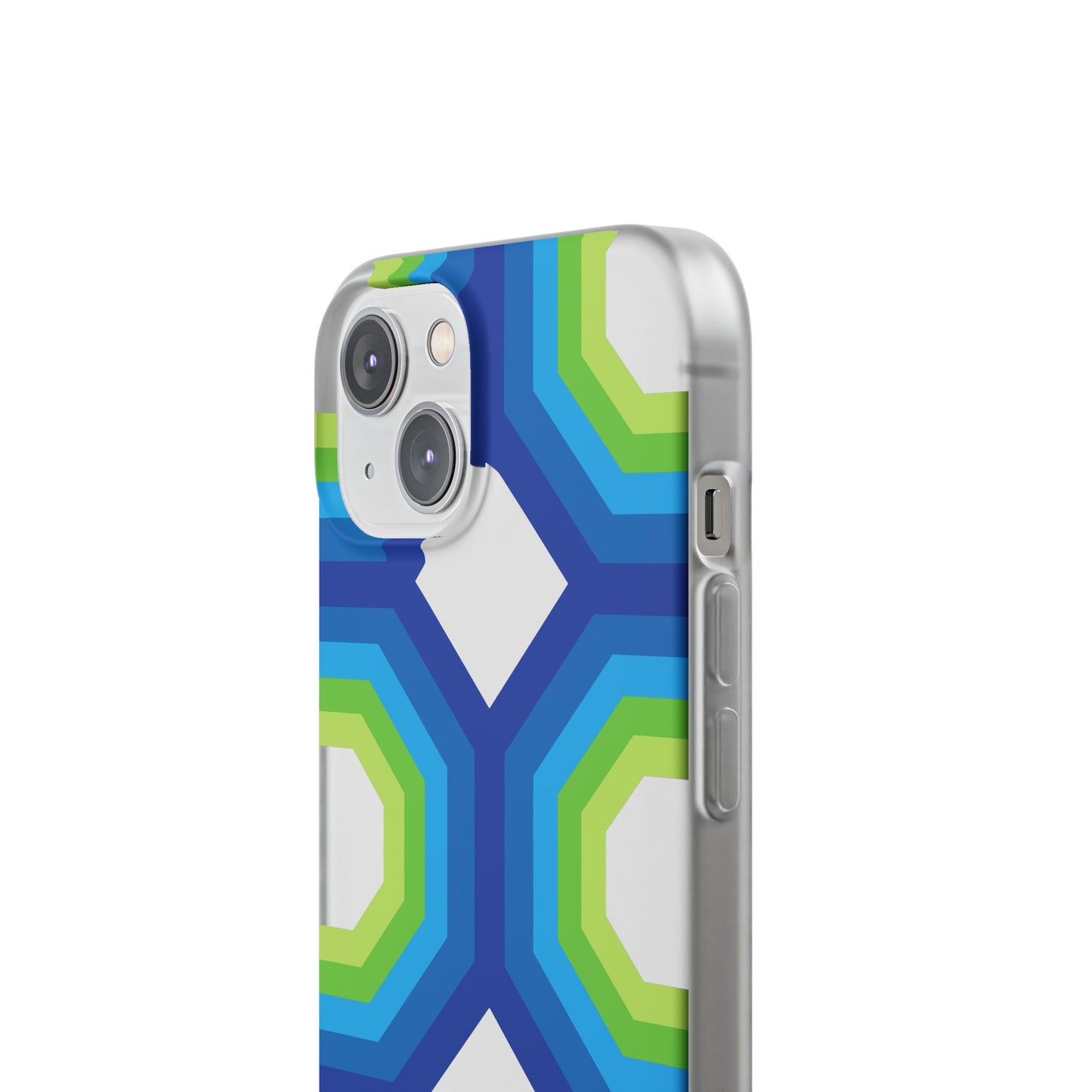 Stylish Geometric Phone Case, Flexible Phone Cover, Unique Modern Design, Perfect Gift, Trendy Accessory, Eco-Friendly Case