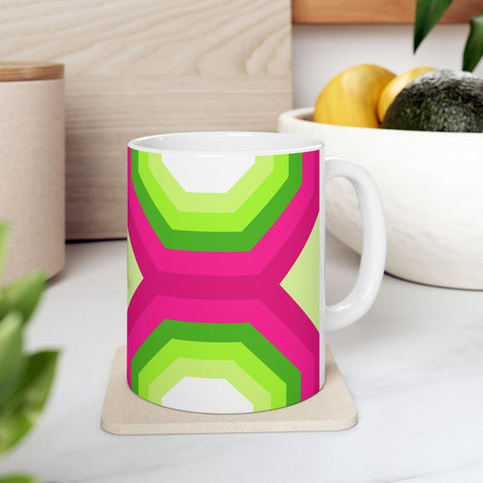 Geo Art Mug – Bold Color, Daily Joy