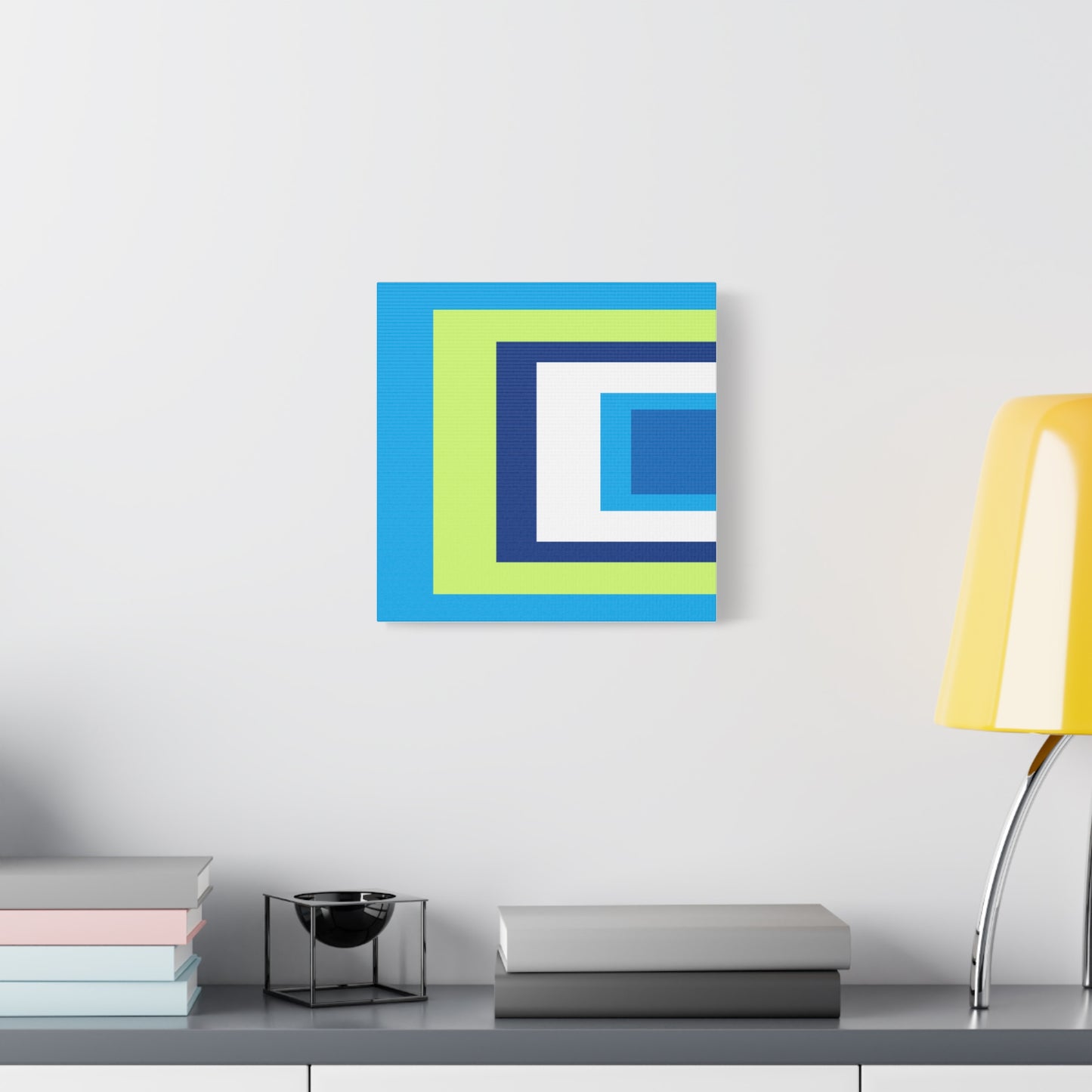 Modern Geometric Canvas Art | Bold Colors, Clean Lines, Creative Energy