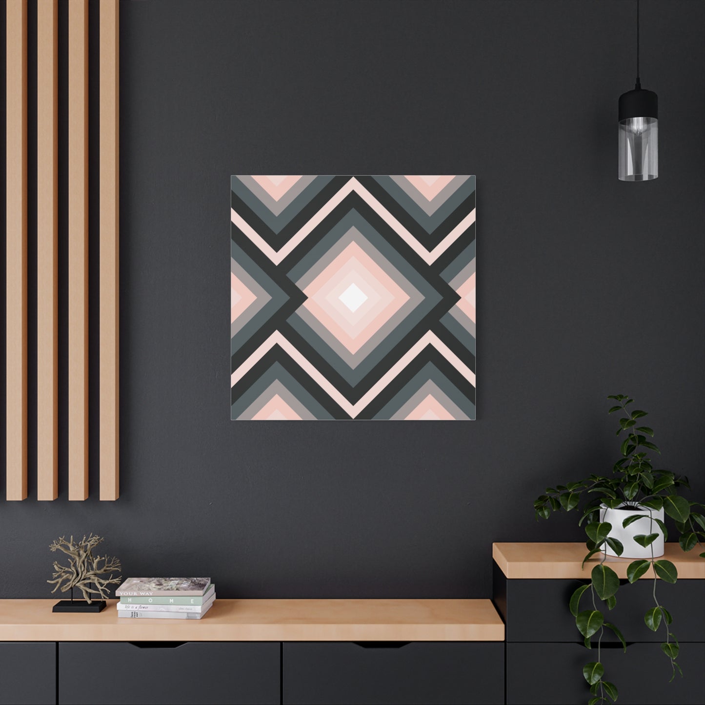 Modern Geometric Canvas Art | Bold Colors, Clean Lines, Creative Energy