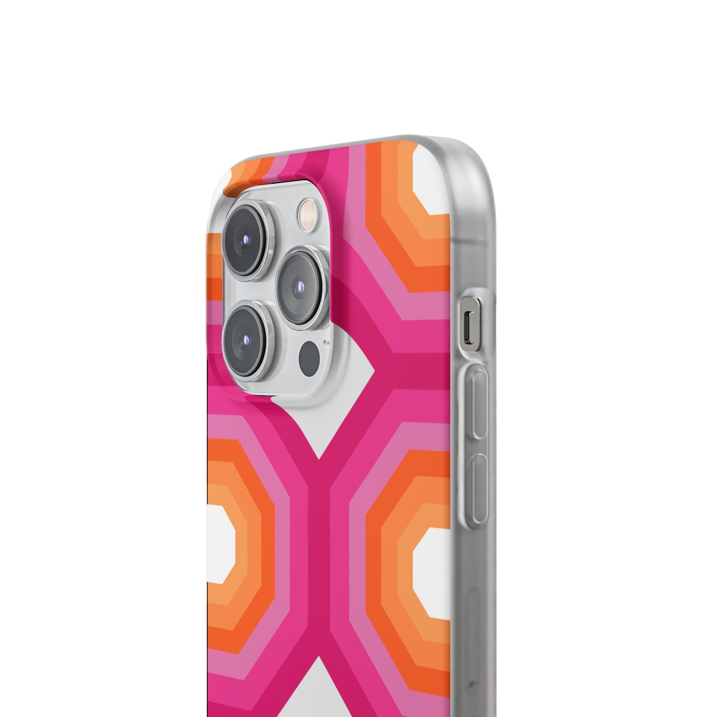 Stylish Geometric Phone Case, Flexible Phone Cover, Unique Modern Design, Perfect Gift, Trendy Accessory, Eco-Friendly Case