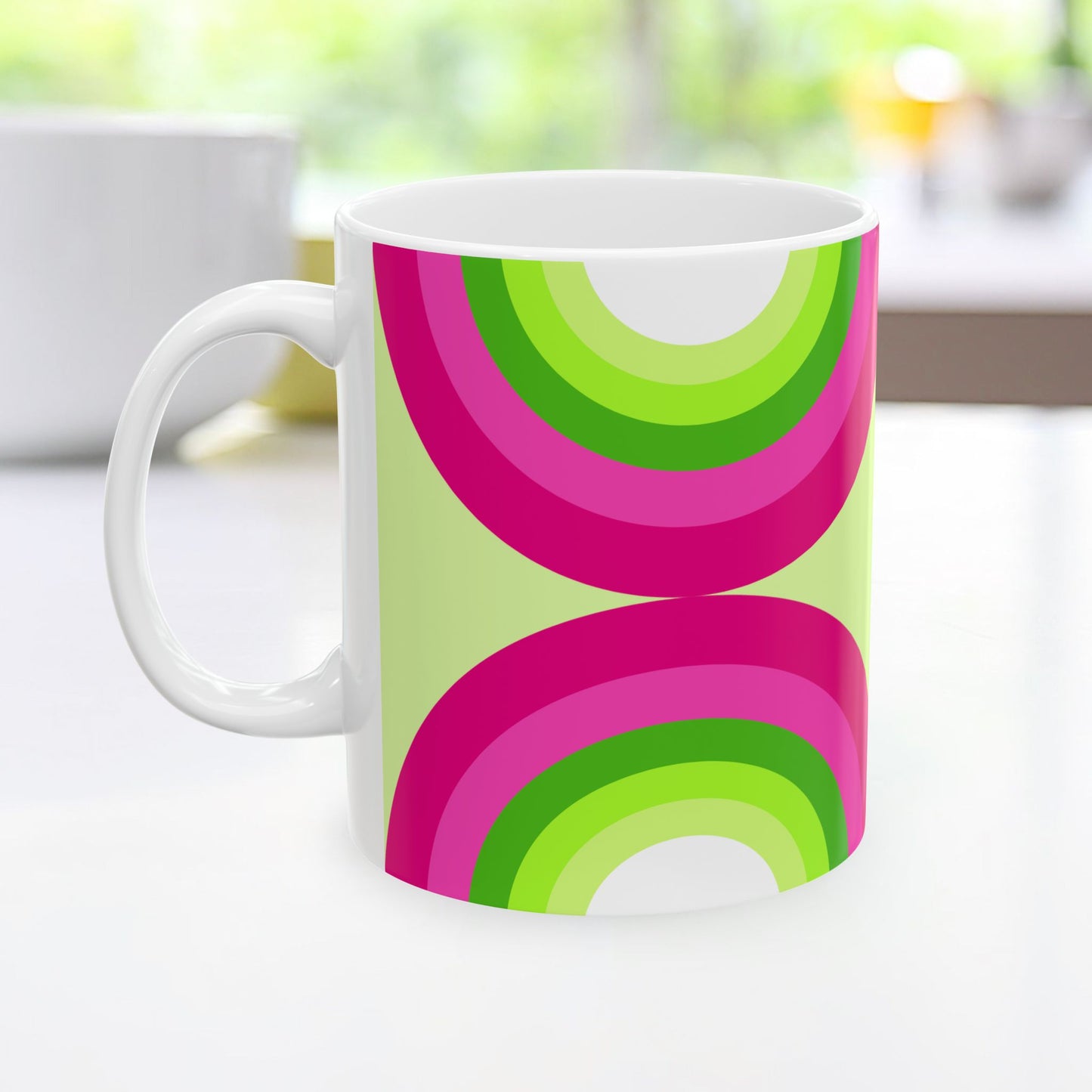 Geo Art Mug – Bold Color, Daily Joy