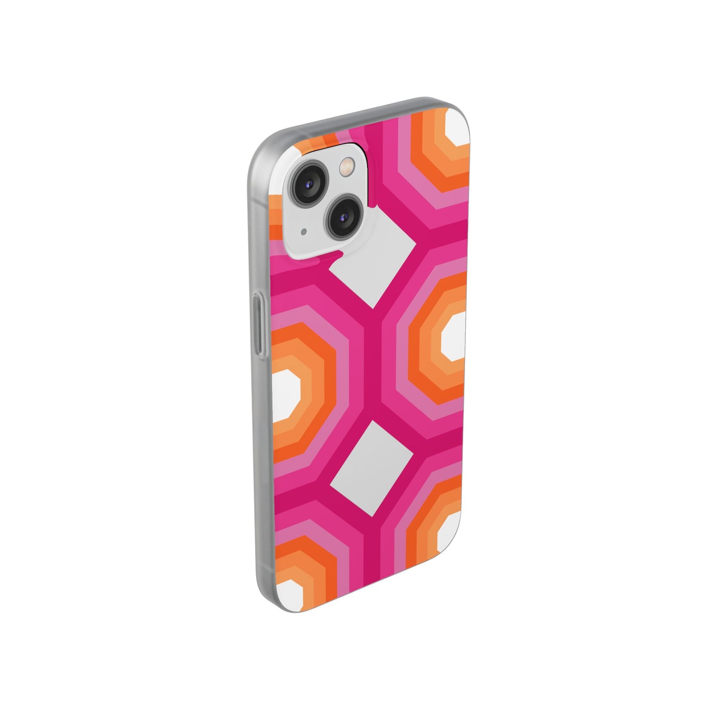 Stylish Geometric Phone Case, Flexible Phone Cover, Unique Modern Design, Perfect Gift, Trendy Accessory, Eco-Friendly Case