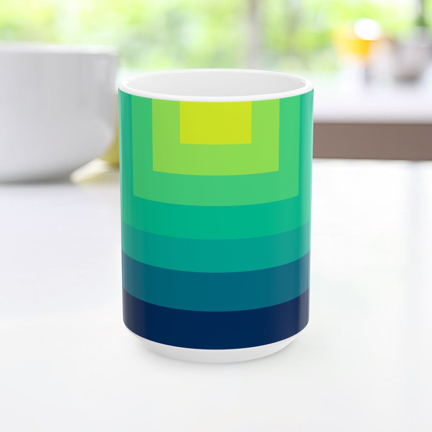 Geo Art Mug – Bold Color, Daily Joy