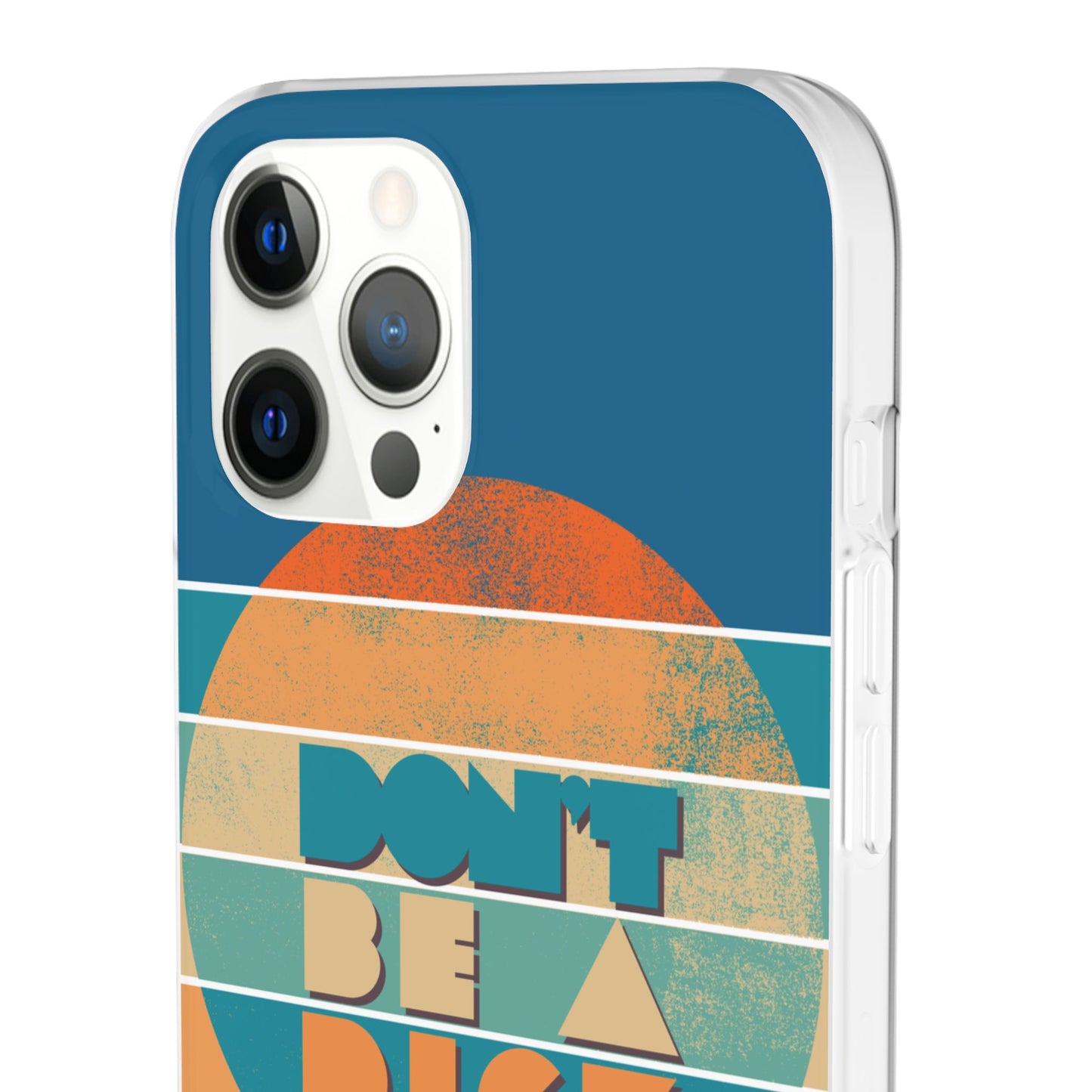 Phone Case - 'Don't Be a Dick' Retro 70s style