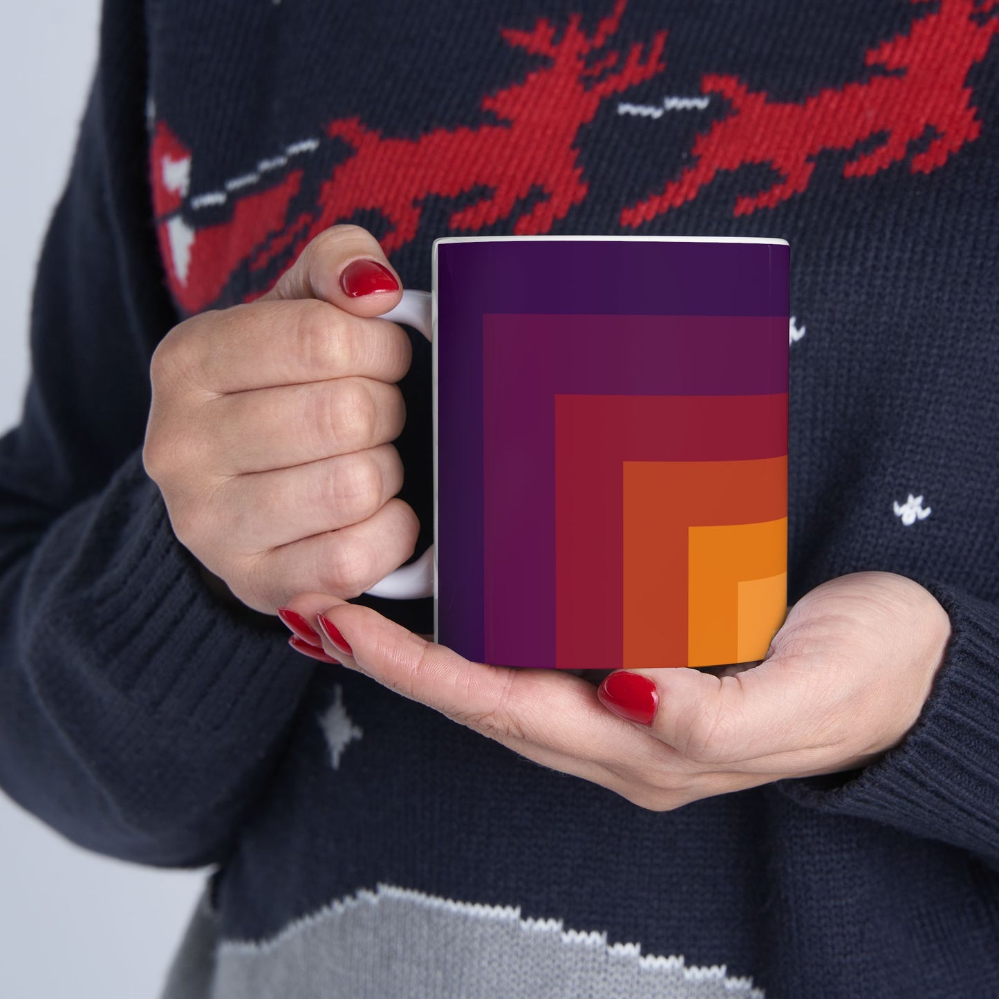 Geo Art Mug – Bold Color, Daily Joy