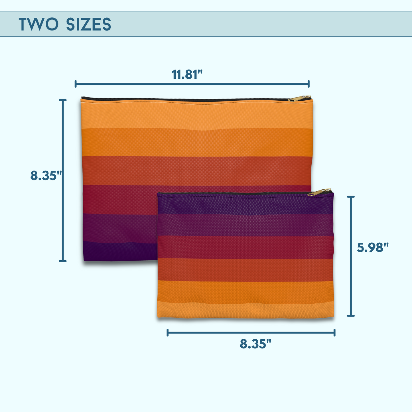 Geometric Flat Accessory Pouch | Style, Color, and Everyday Function