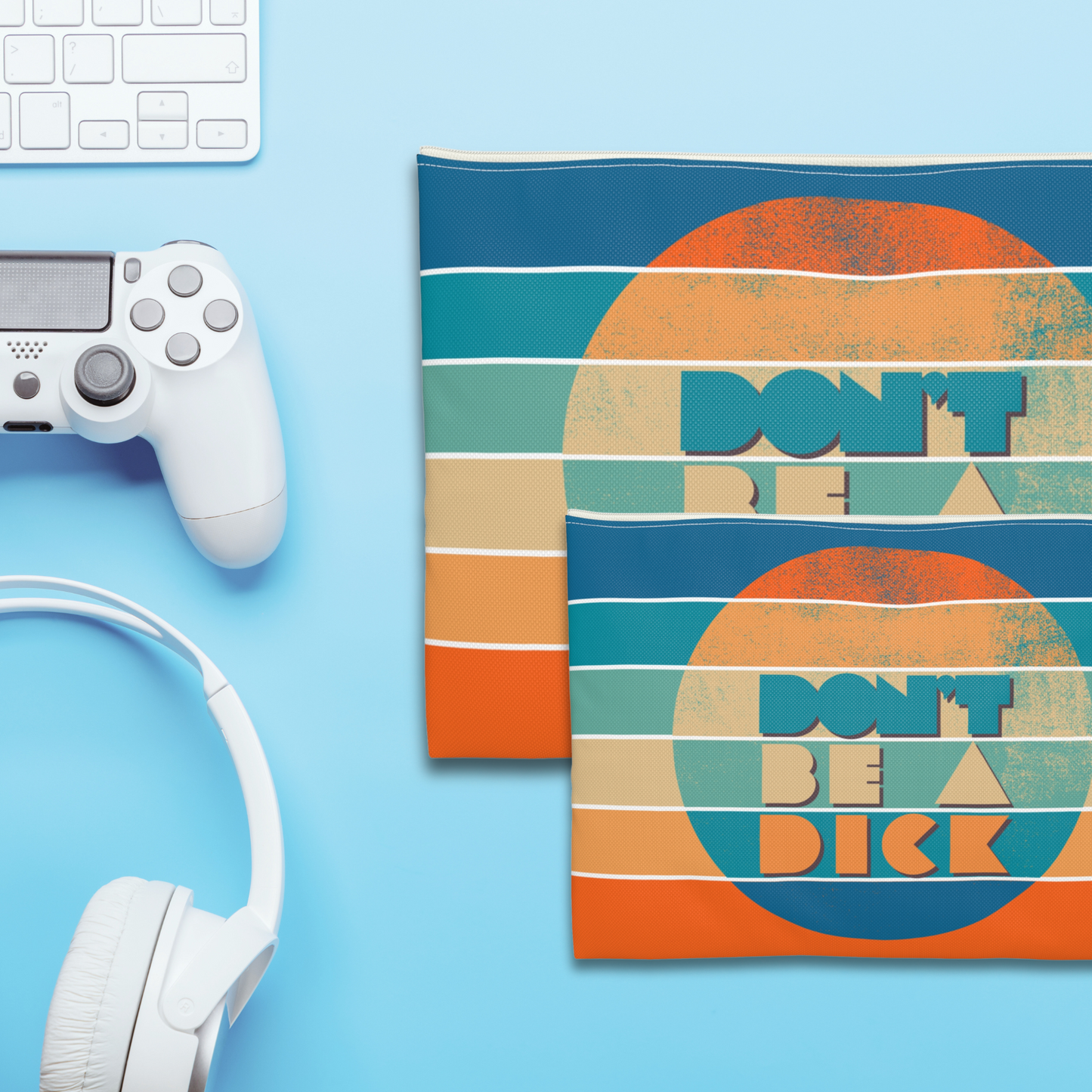 Don't Be a Dick - Flat Pouch Accessory | Bold, Funny & Functional