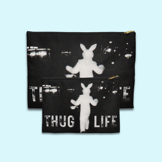 Thug Life Flat Accessory Pouch | Personal Style, Funny, and Everyday Function