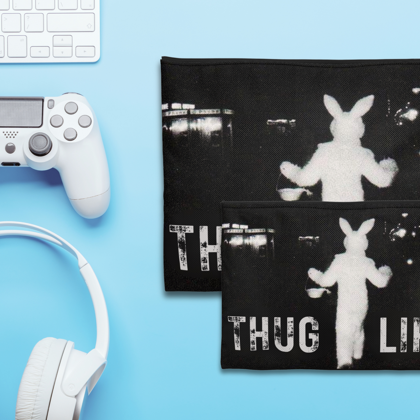 Thug Life Flat Accessory Pouch | Personal Style, Funny, and Everyday Function