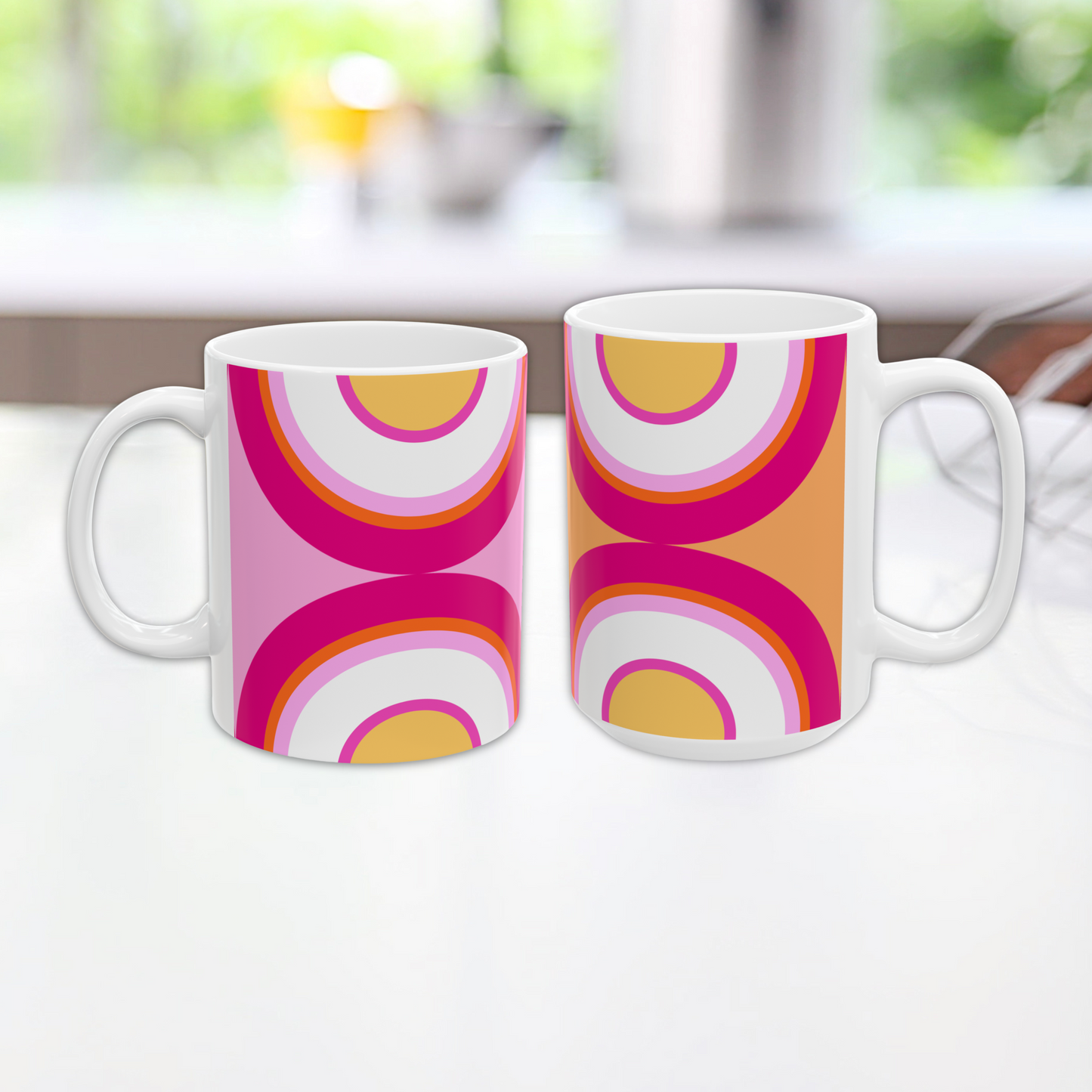 Geo Art Mug – Bold Color, Daily Joy