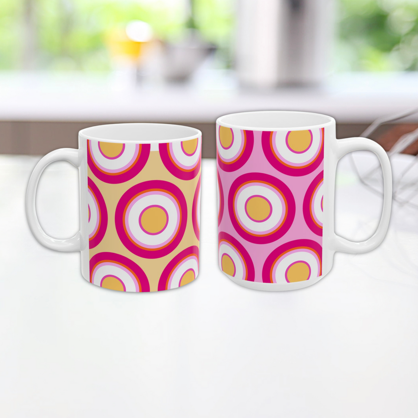 Geo Art Mug – Bold Color, Daily Joy
