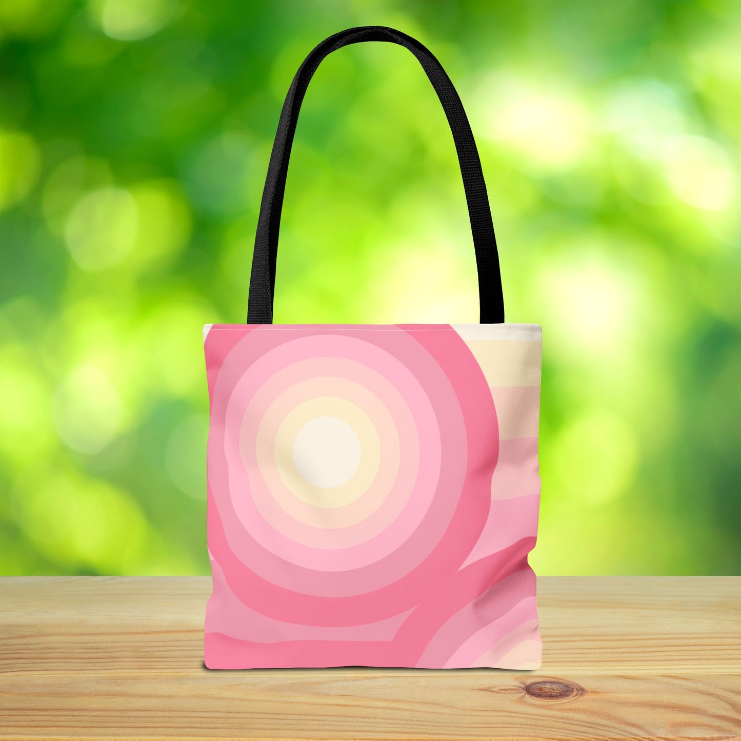 Geo Art Tote Bag – 3 sizes | Bold lines. Vivid color. Retro with a modern twist.
