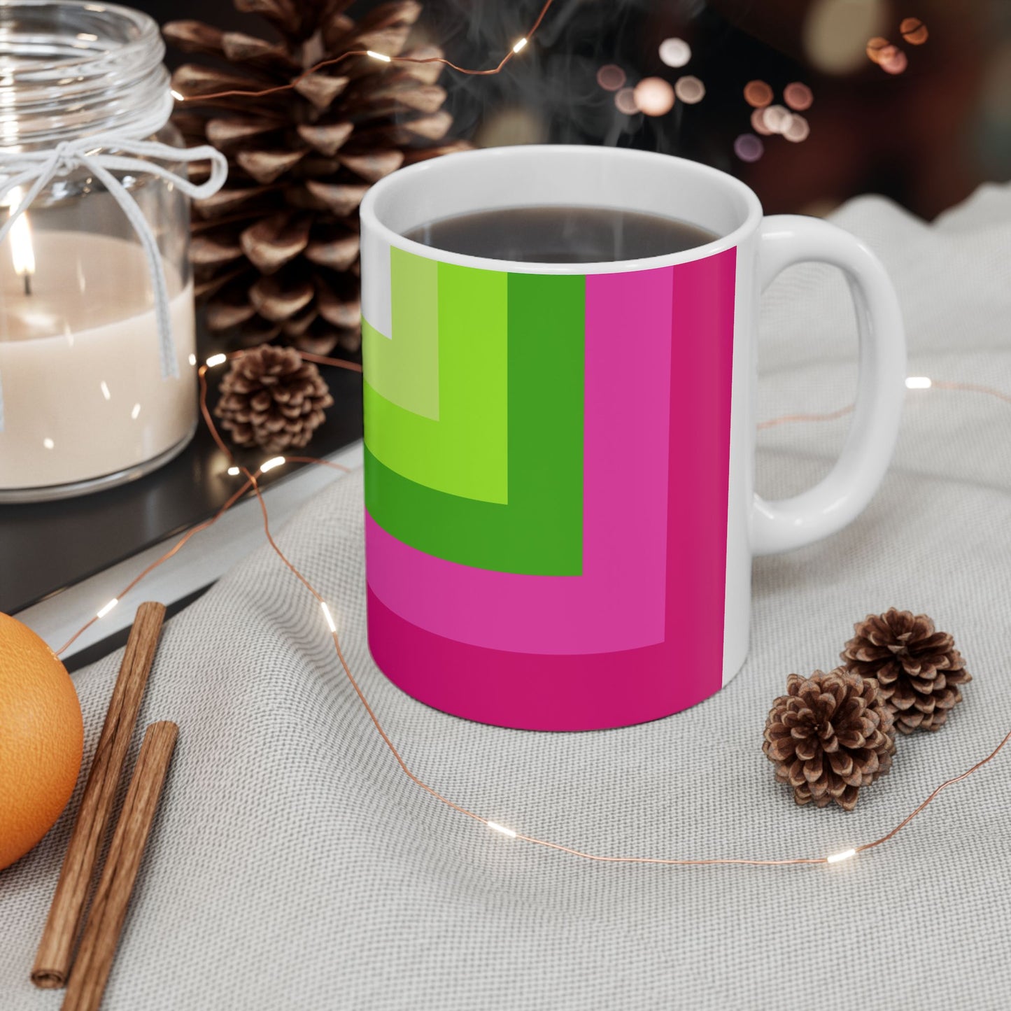 Geo Art Mug – Bold Color, Daily Joy