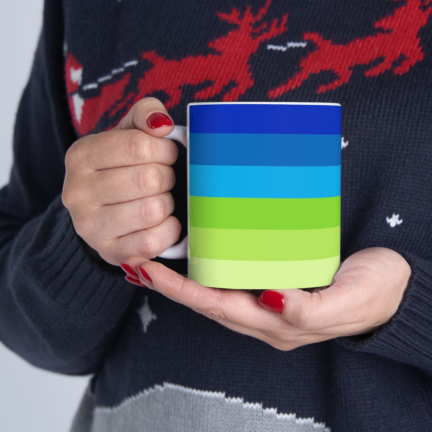 Geo Art Mug – Bold Color, Daily Joy