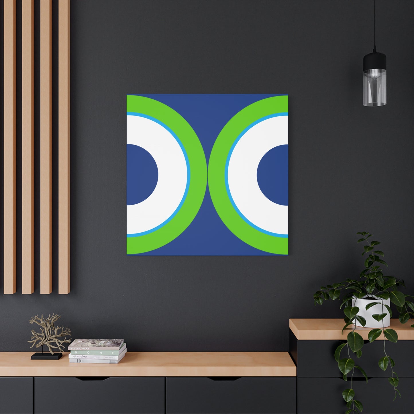 Modern Geometric Canvas Art | Bold Colors, Clean Lines, Creative Energy