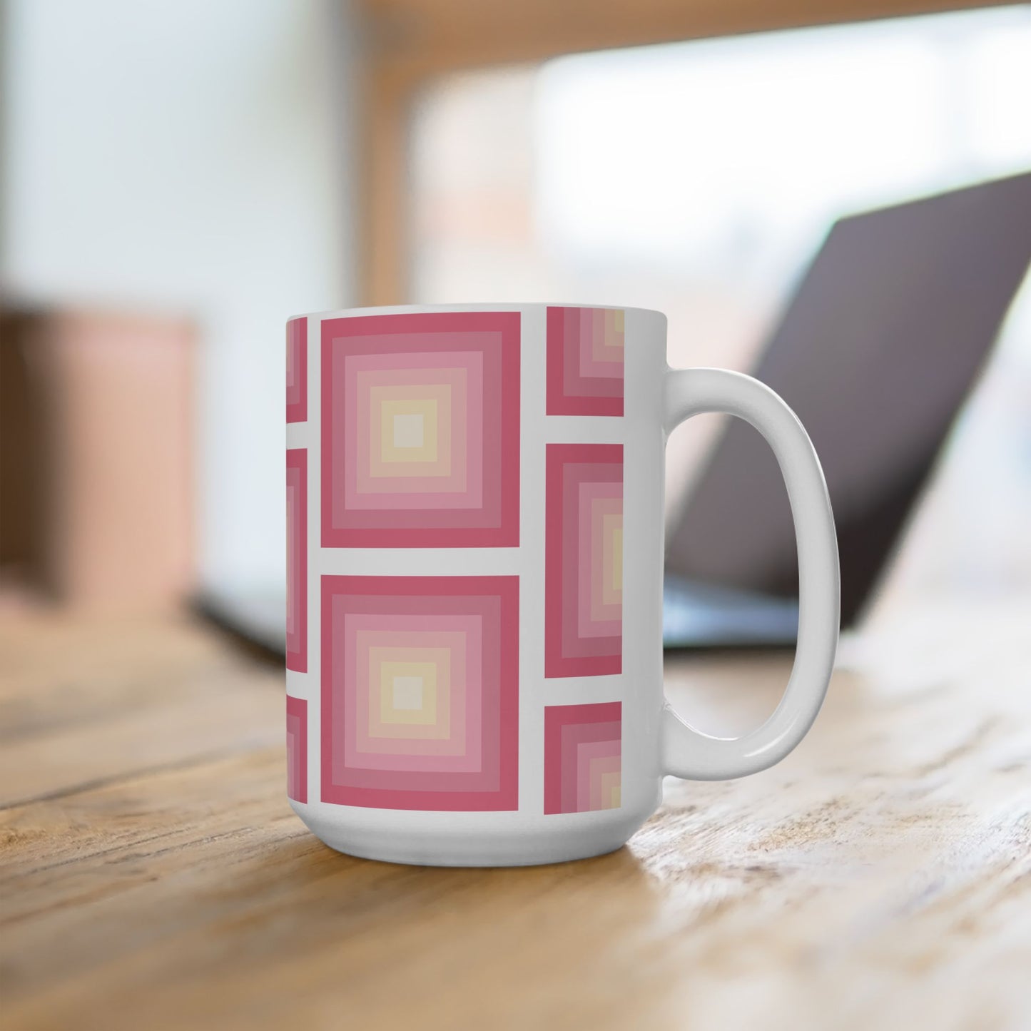 Geo Art Mug – Bold Color, Daily Joy