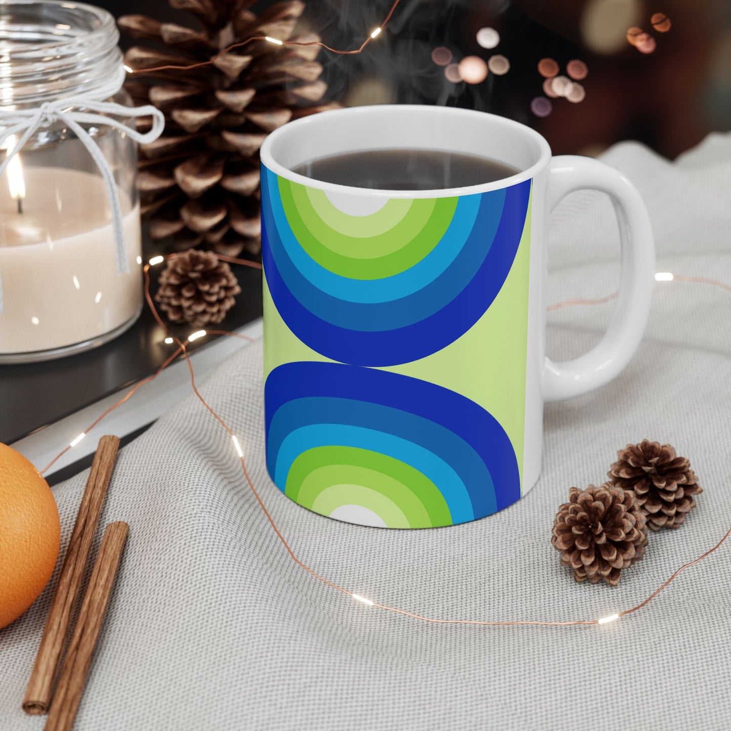 Geo Art Mug – Bold Color, Daily Joy