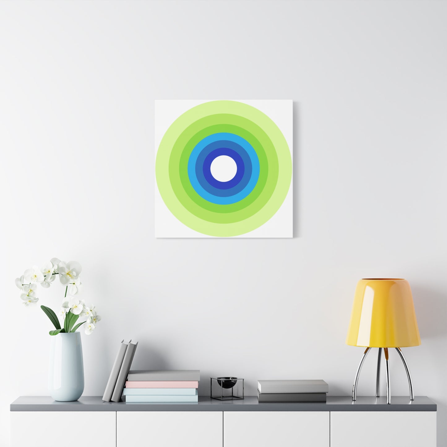 Modern Geometric Canvas Art | Bold Colors, Clean Lines, Creative Energy