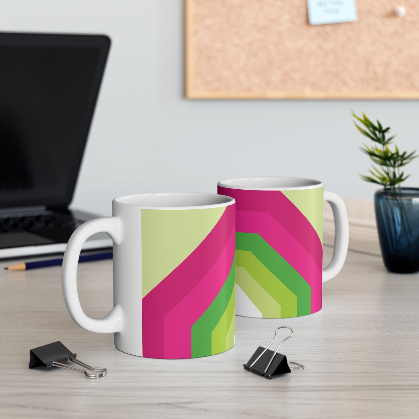 Geo Art Mug – Bold Color, Daily Joy