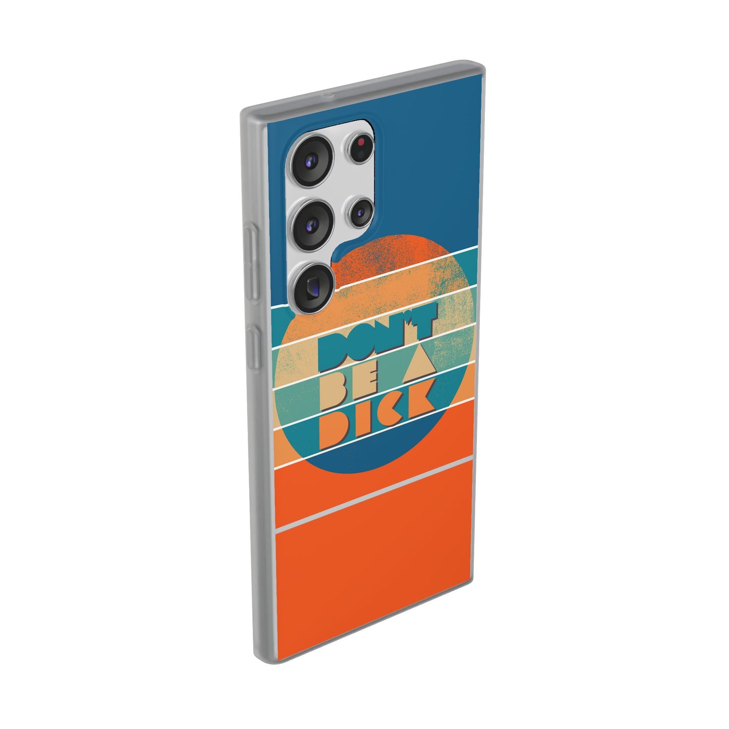 Phone Case - 'Don't Be a Dick' Retro 70s style