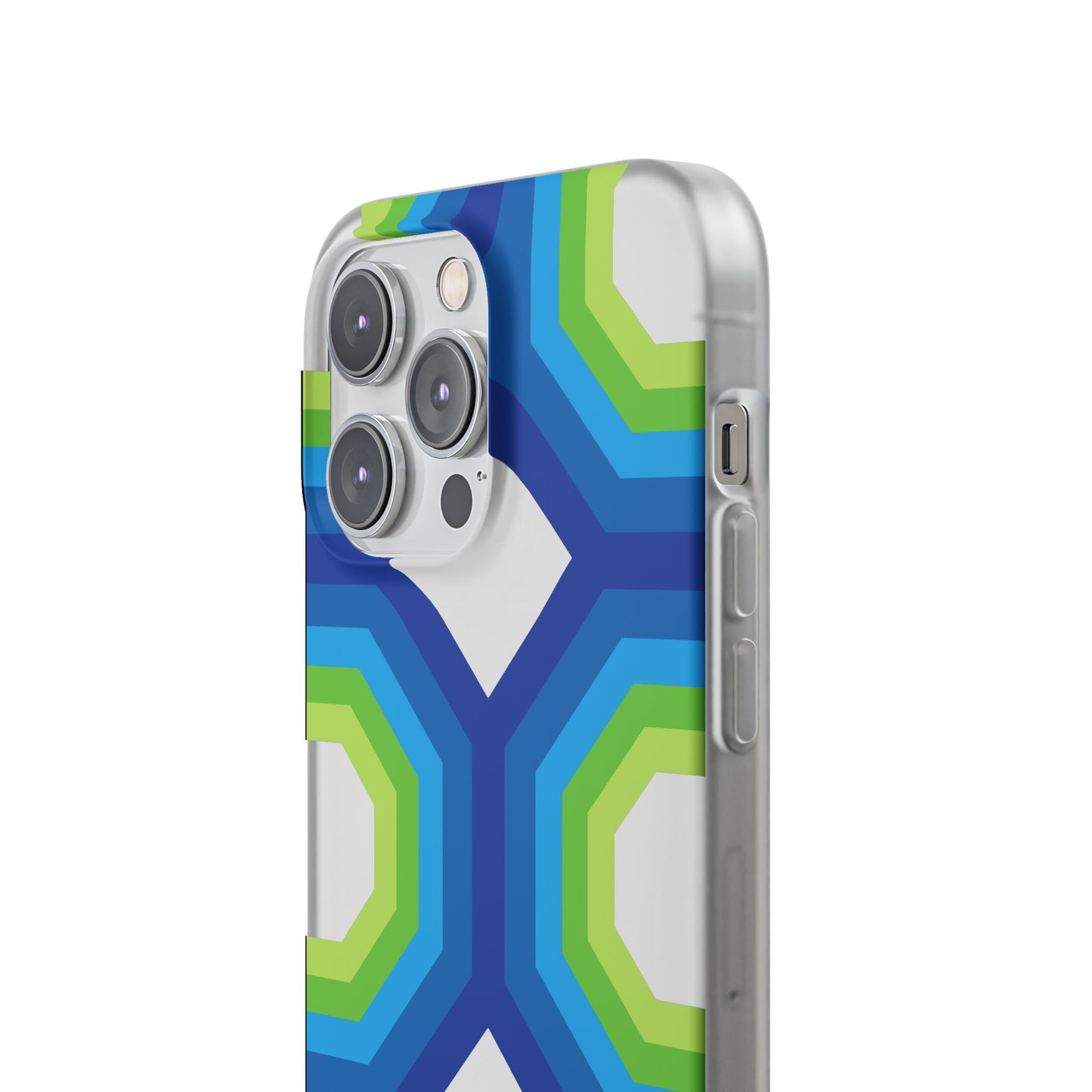 Stylish Geometric Phone Case, Flexible Phone Cover, Unique Modern Design, Perfect Gift, Trendy Accessory, Eco-Friendly Case