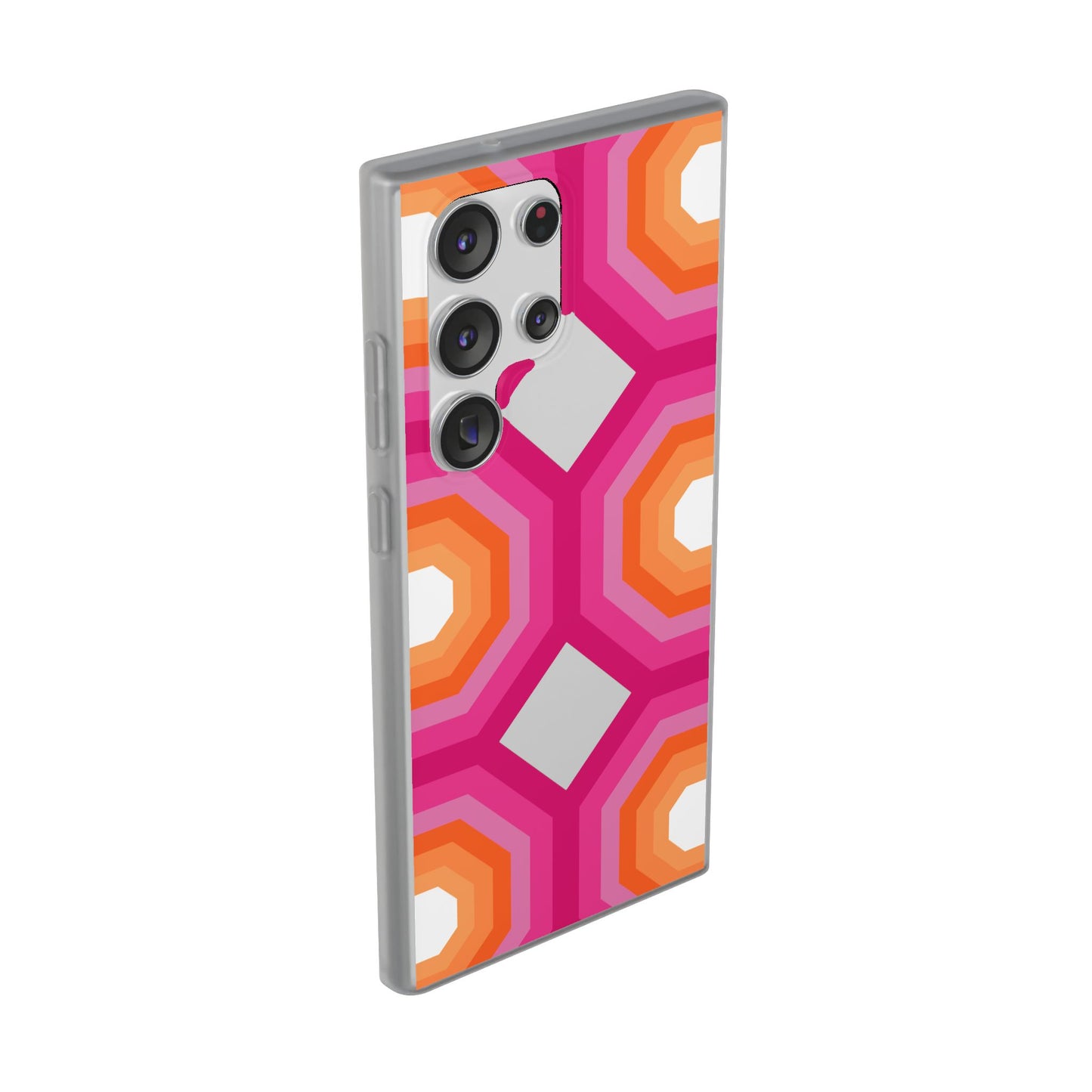 Stylish Geometric Phone Case, Flexible Phone Cover, Unique Modern Design, Perfect Gift, Trendy Accessory, Eco-Friendly Case