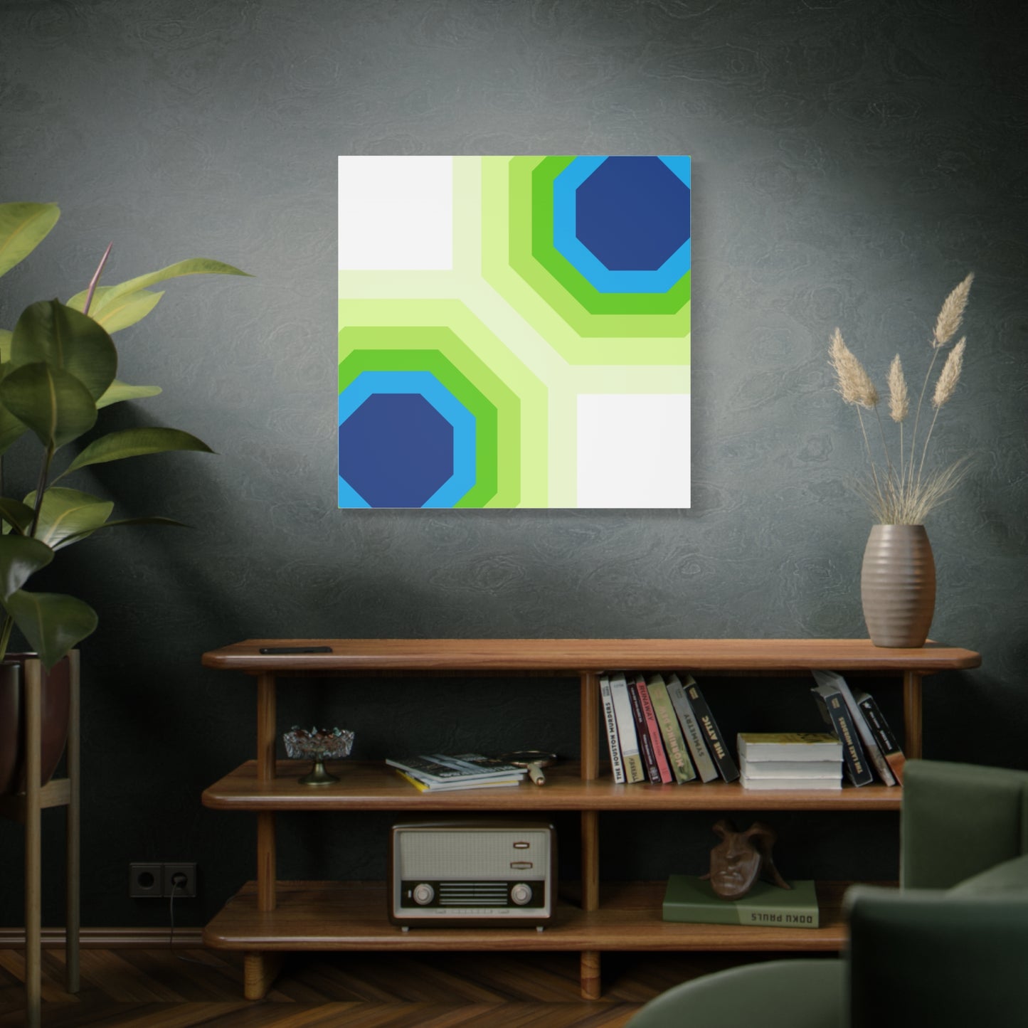 Modern Geometric Canvas Art | Bold Colors, Clean Lines, Creative Energy
