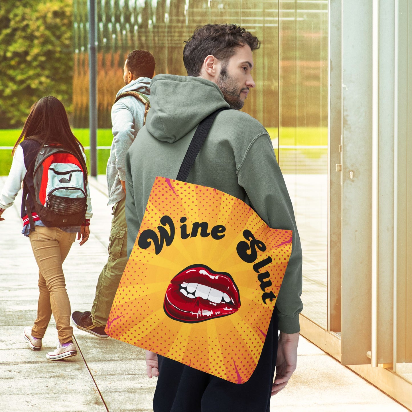 Wine Slut Tote Bag – 3 sizes | Pop Art Sass for the Bold & Thirsty