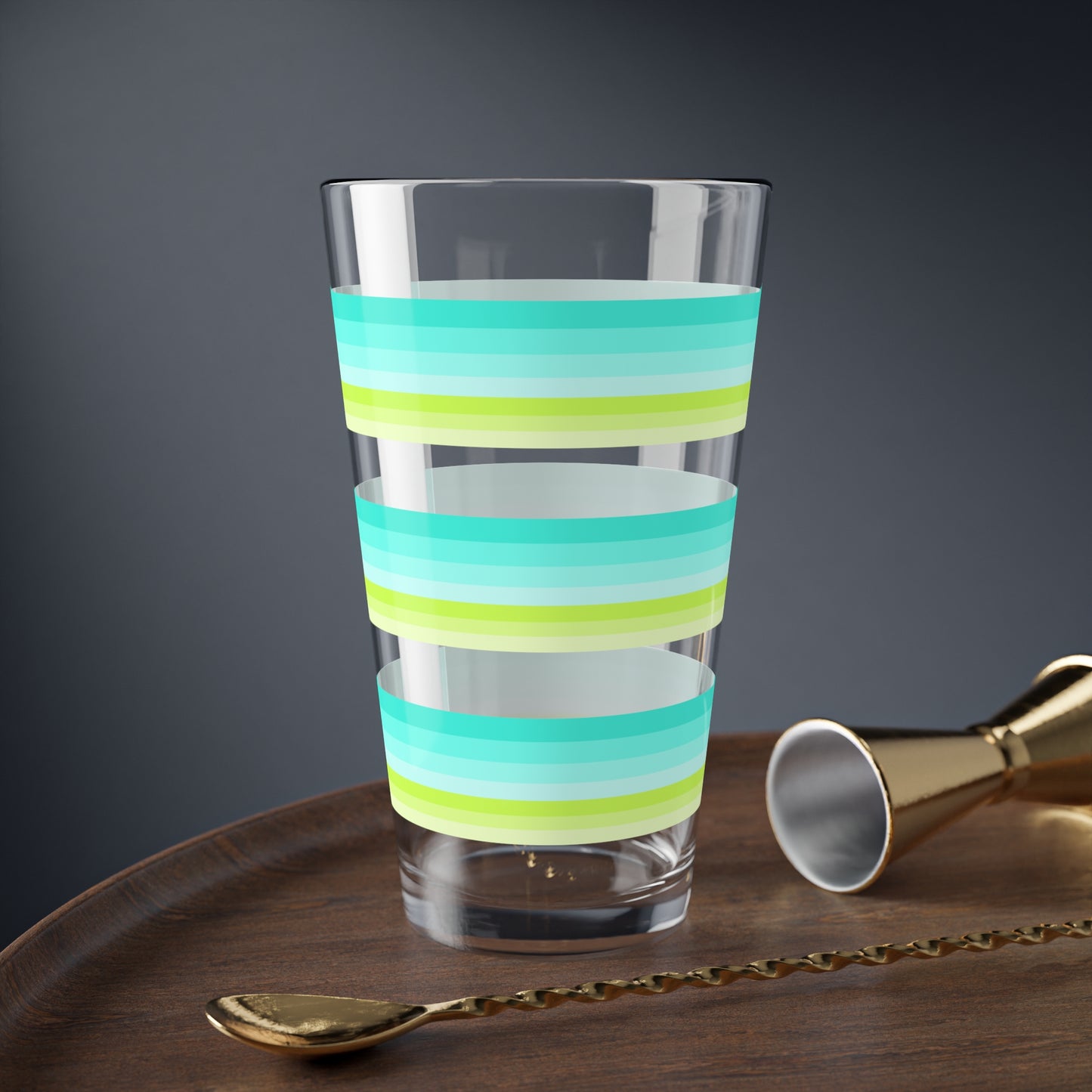 Colorful 16oz Glass – Made for Sippin', Shakin', and Showin' Off