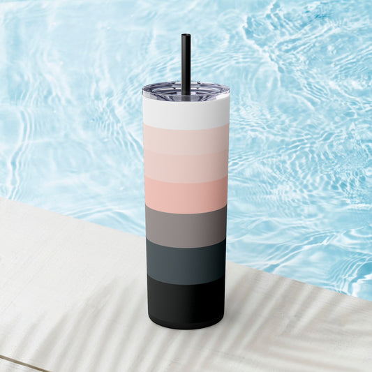 Vibrant. Versatile. Totally Sippable. – 20 oz Skinny Travel Tumbler with Straw