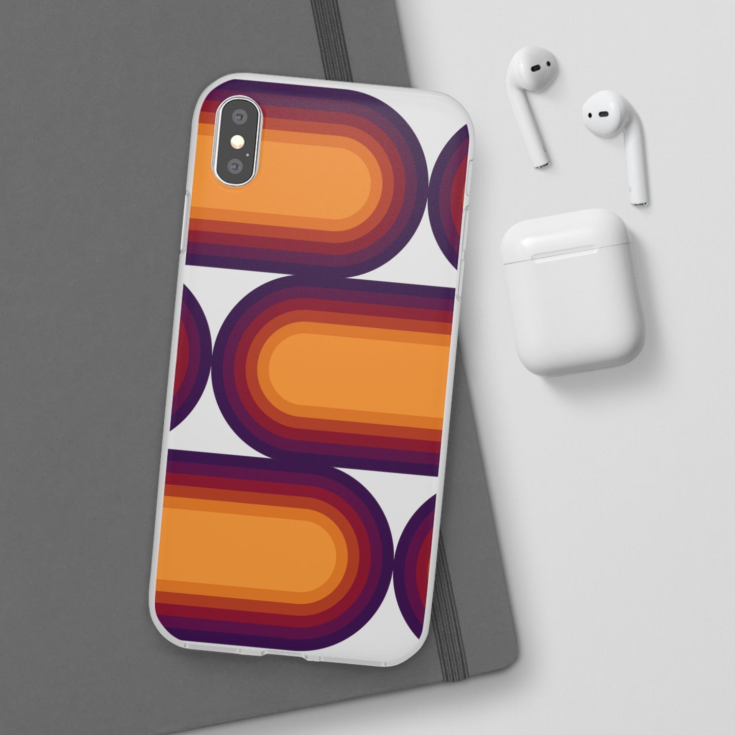 Stylish Geometric Phone Case, Flexible Phone Cover, Unique Modern Design, Perfect Gift, Trendy Accessory, Eco-Friendly Case