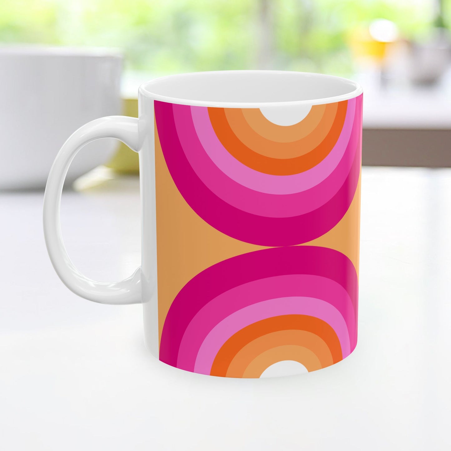 Geo Art Mug – Bold Color, Daily Joy