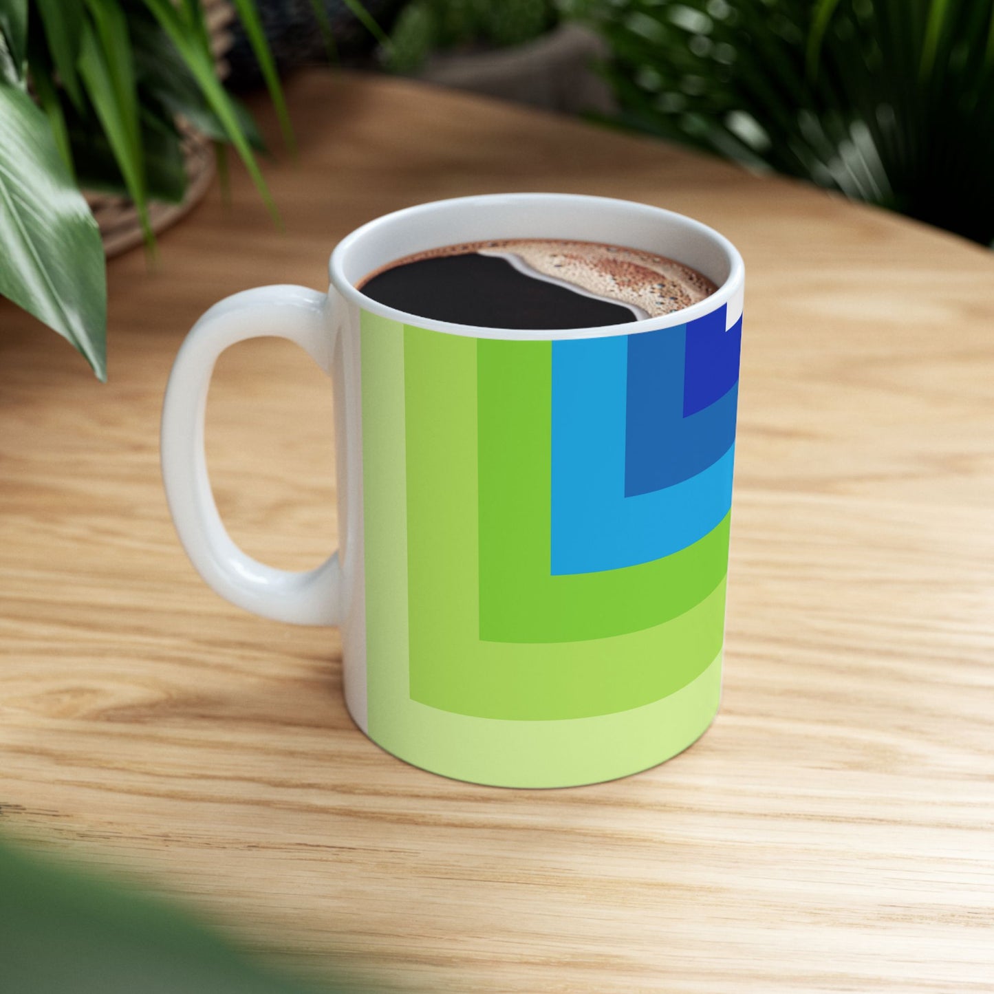 Geo Art Mug – Bold Color, Daily Joy