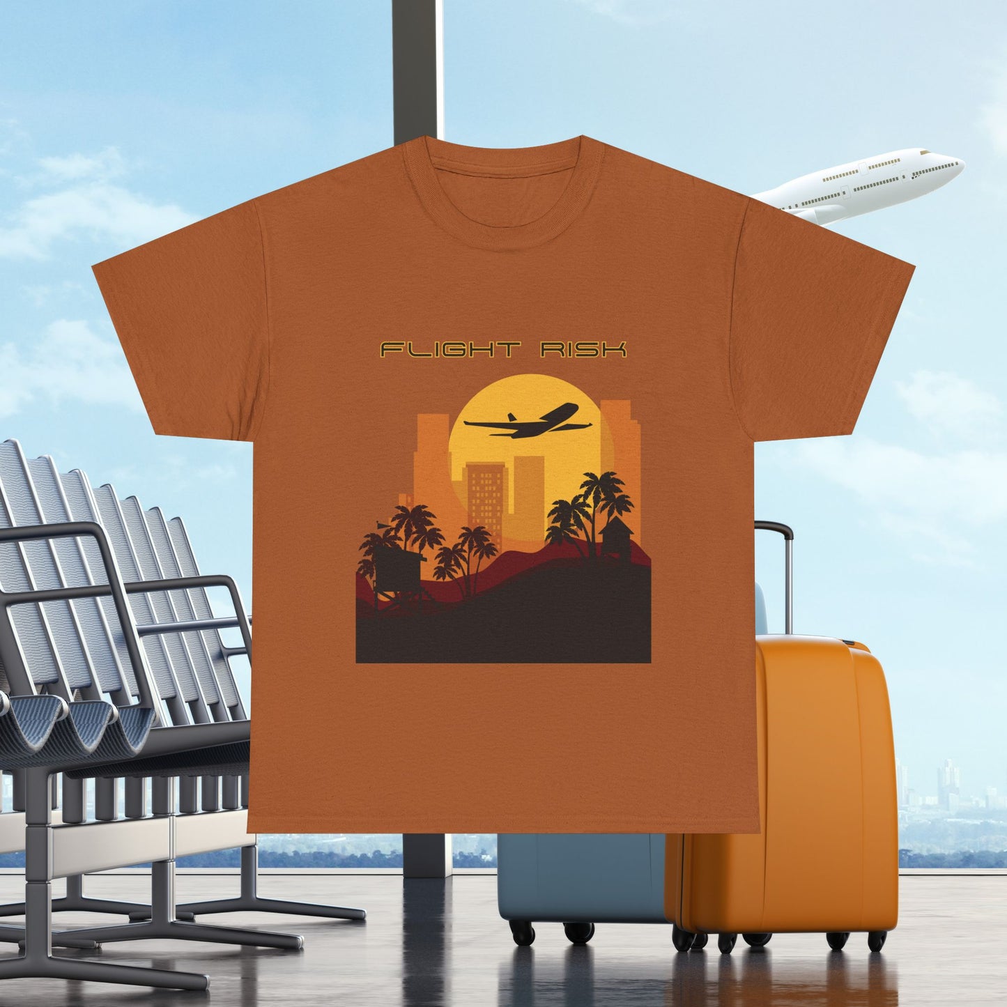 Flight Risk Unisex Tee, Travel Lover dreamy T-Shirt, Adventure Shirt, Wanderlust