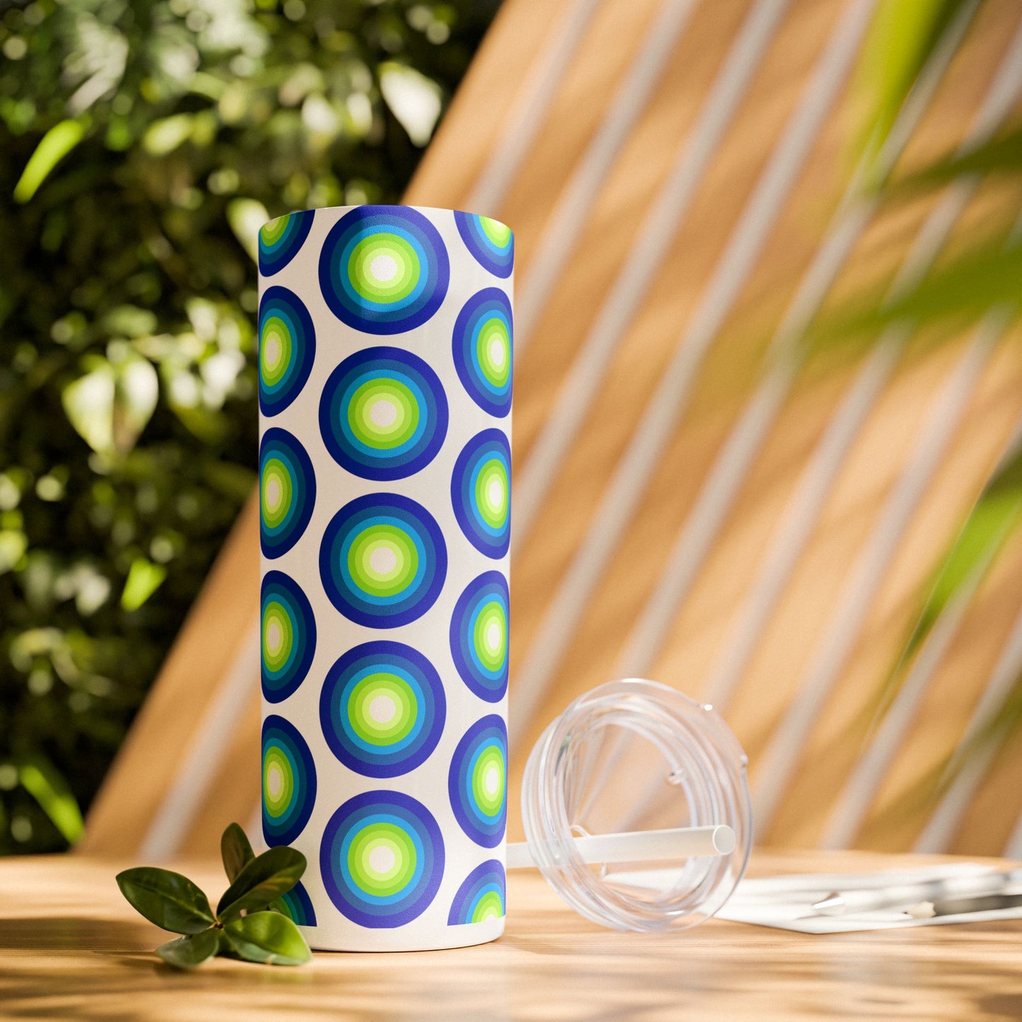 Vibrant. Versatile. Totally Sippable. – 20 oz Skinny Travel Tumbler with Straw