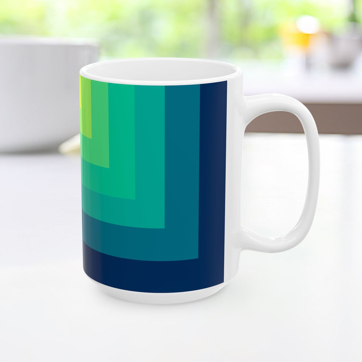 Geo Art Mug – Bold Color, Daily Joy