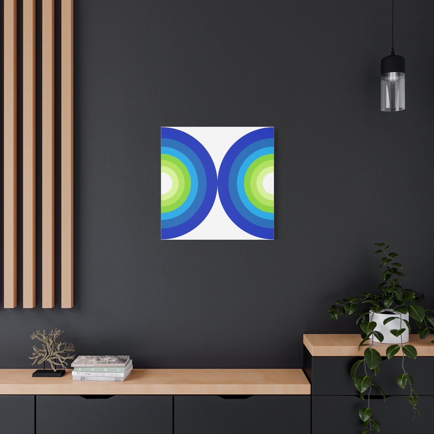 Modern Geometric Canvas Art | Bold Colors, Clean Lines, Creative Energy