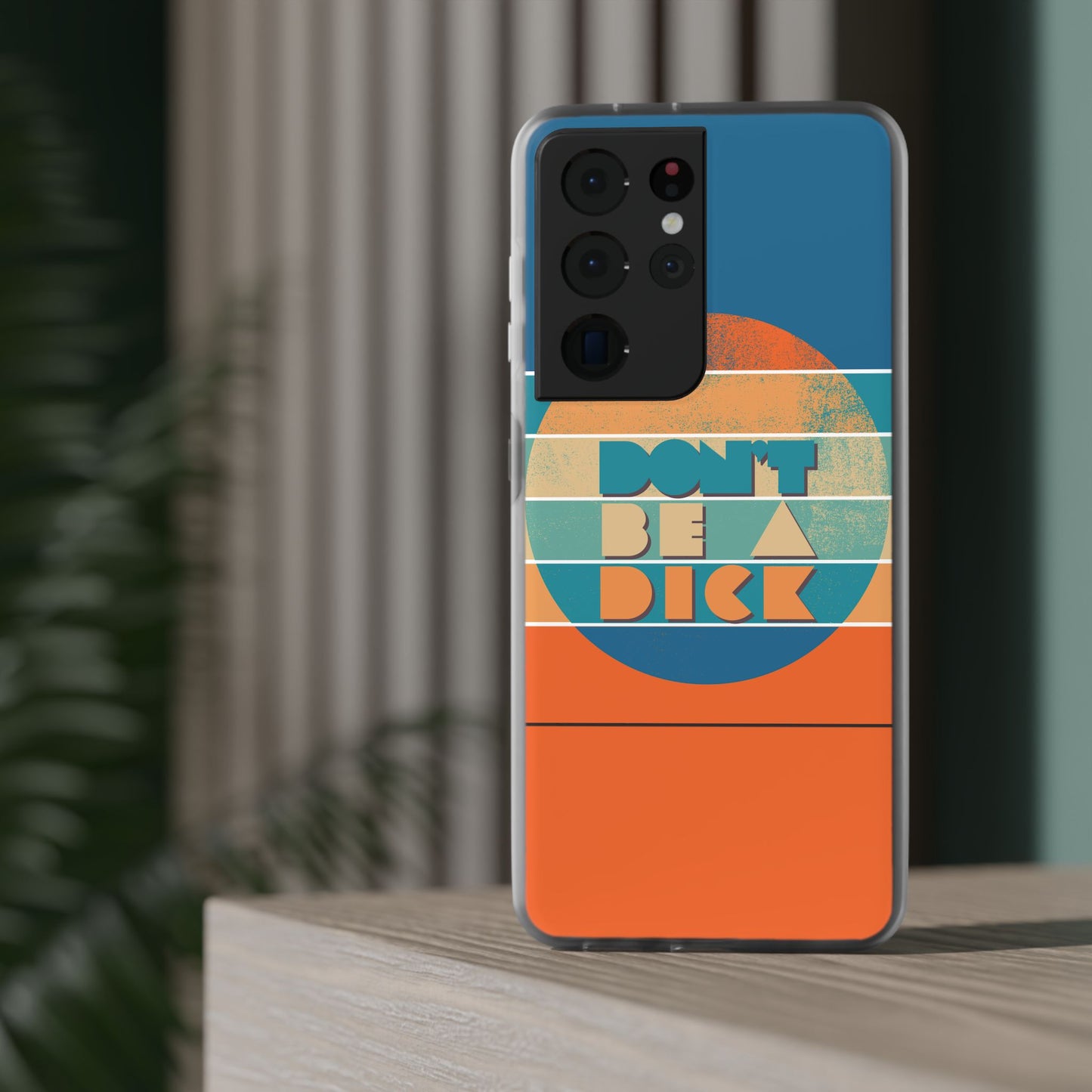 Phone Case - 'Don't Be a Dick' Retro 70s style