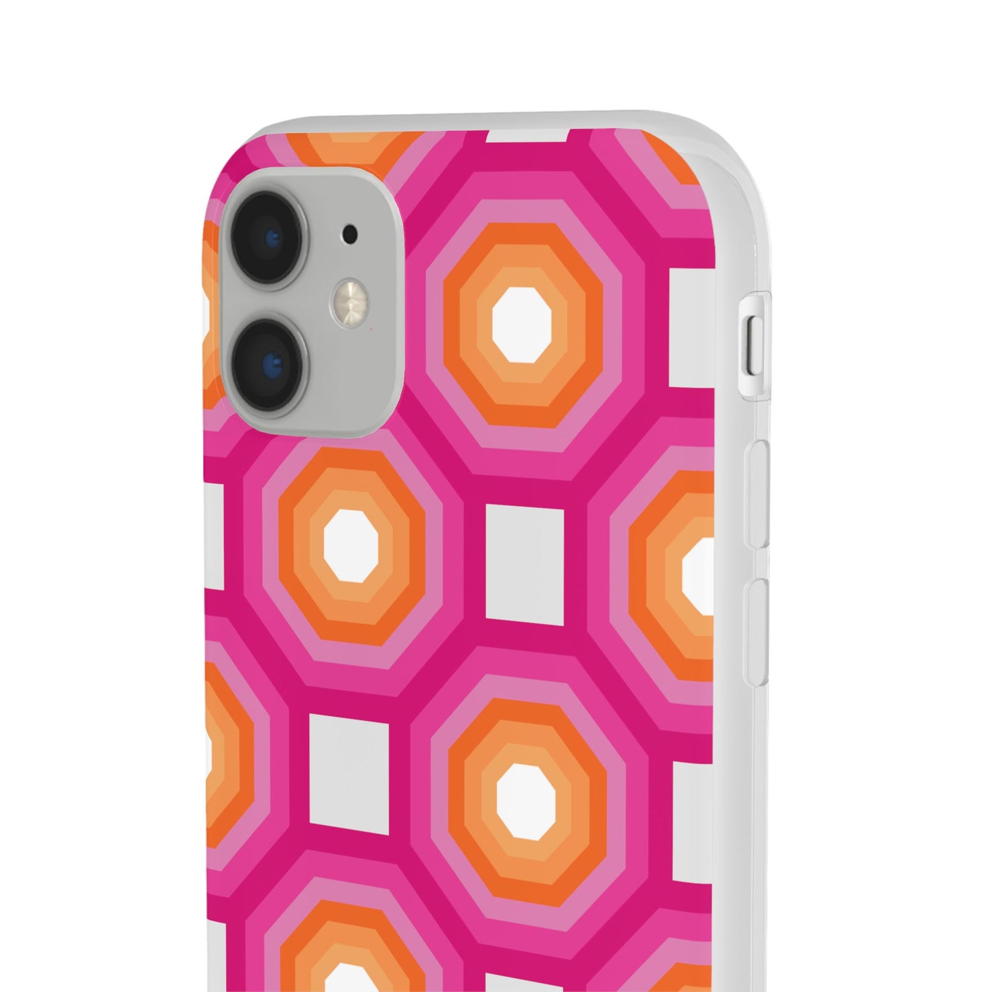 Stylish Geometric Phone Case, Flexible Phone Cover, Unique Modern Design, Perfect Gift, Trendy Accessory, Eco-Friendly Case